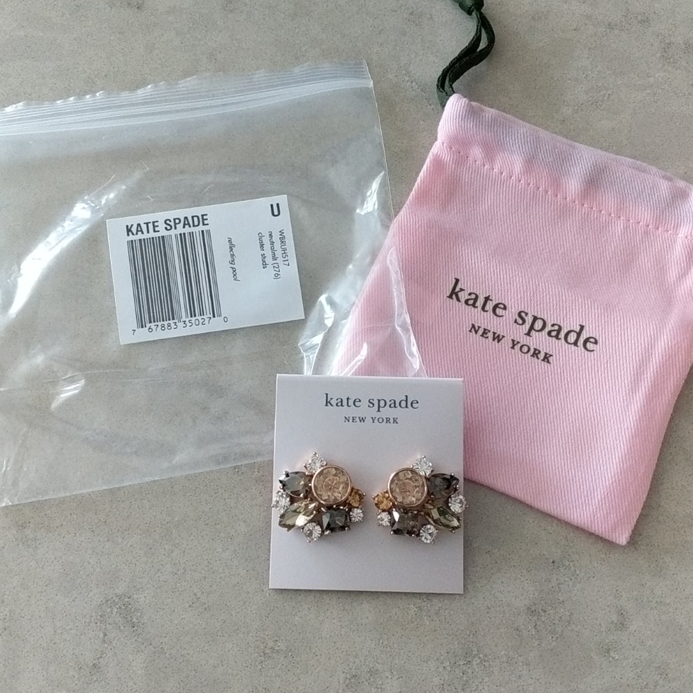 Kate Spade reflecting pool cluster studs